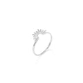 Sunburn Collection Half Ring Sterling Silver 925