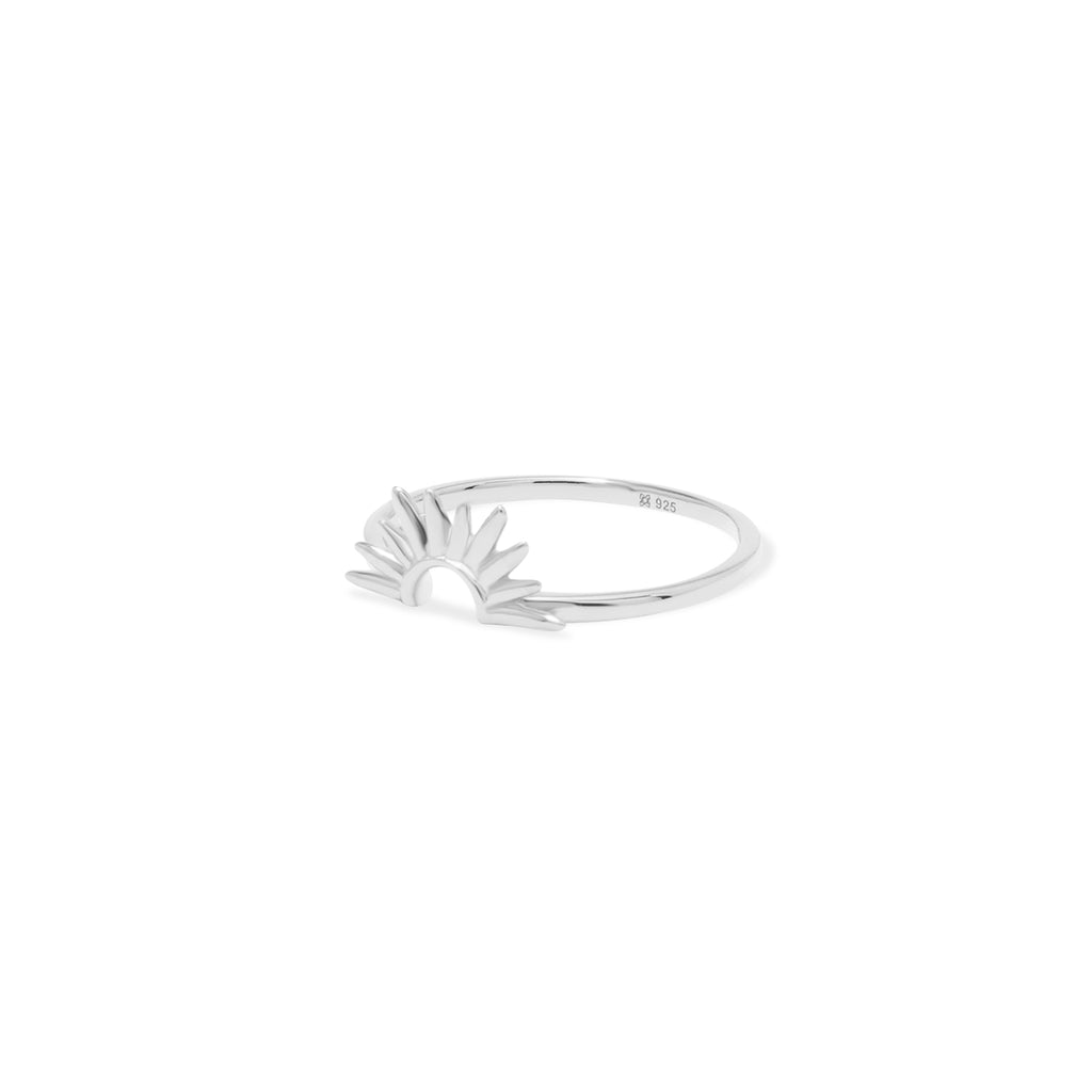 Sunburn Collection Half Ring Sterling Silver 925