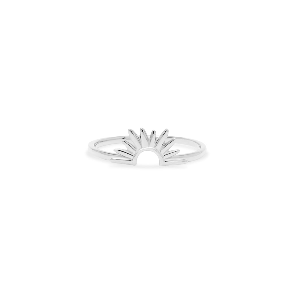 Sunburn Collection Half Ring Sterling Silver 925