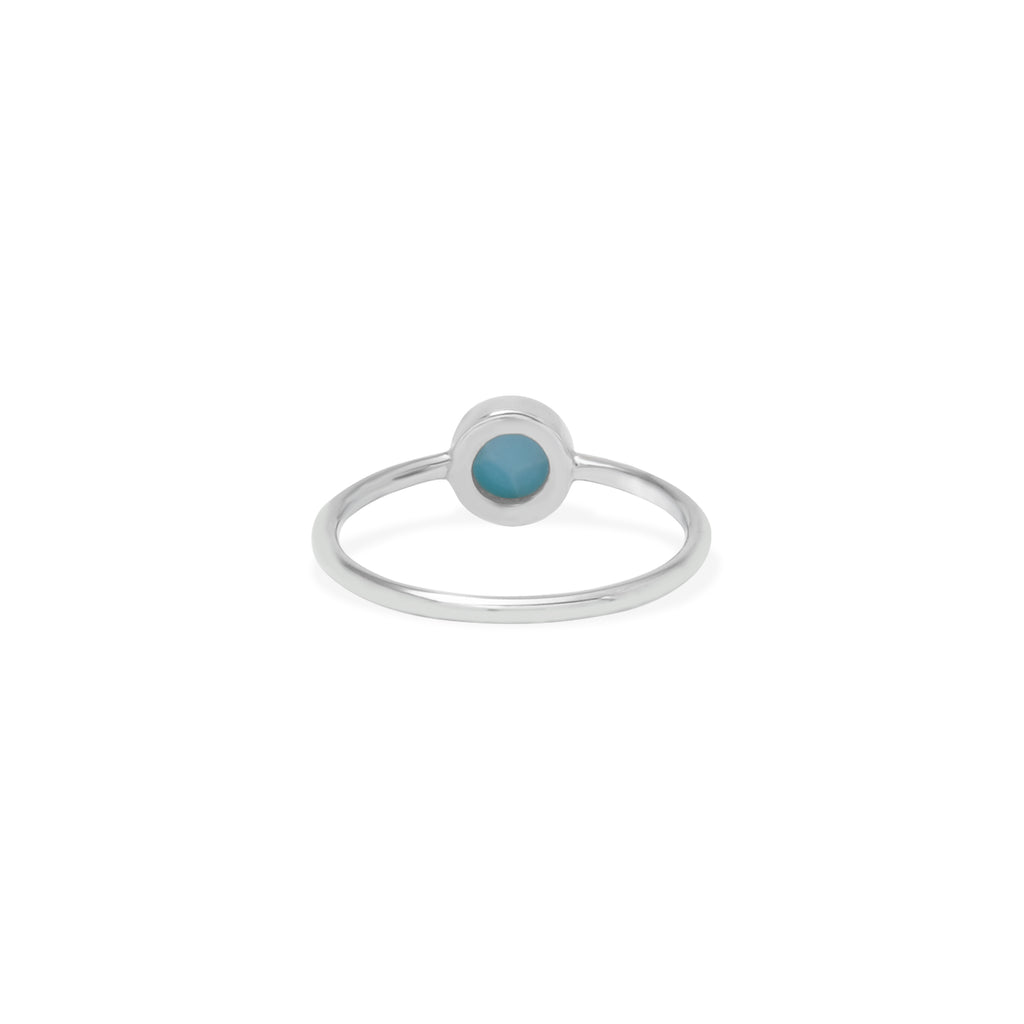 Cincin Oval Koleksi Larimar Sterling Silver 925