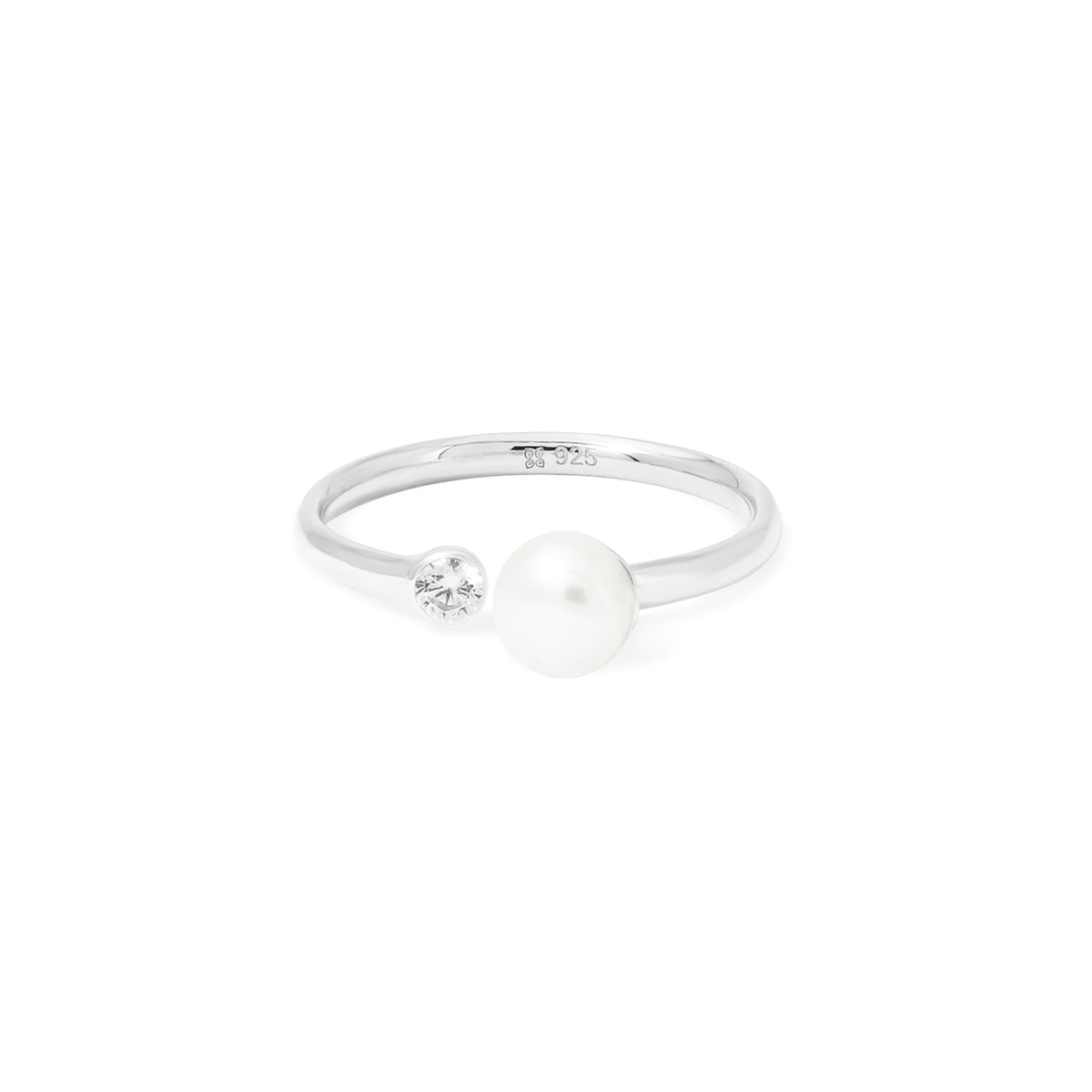 Lumine Pearl Sterling Silver 925 Adjustable Ring Collection