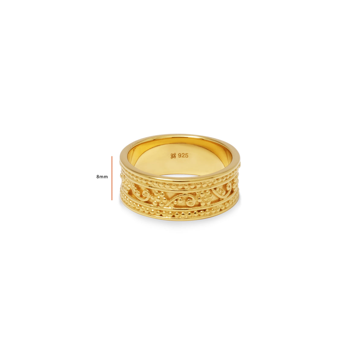 Cincin Koleksi Mandala Sterling Silver 925