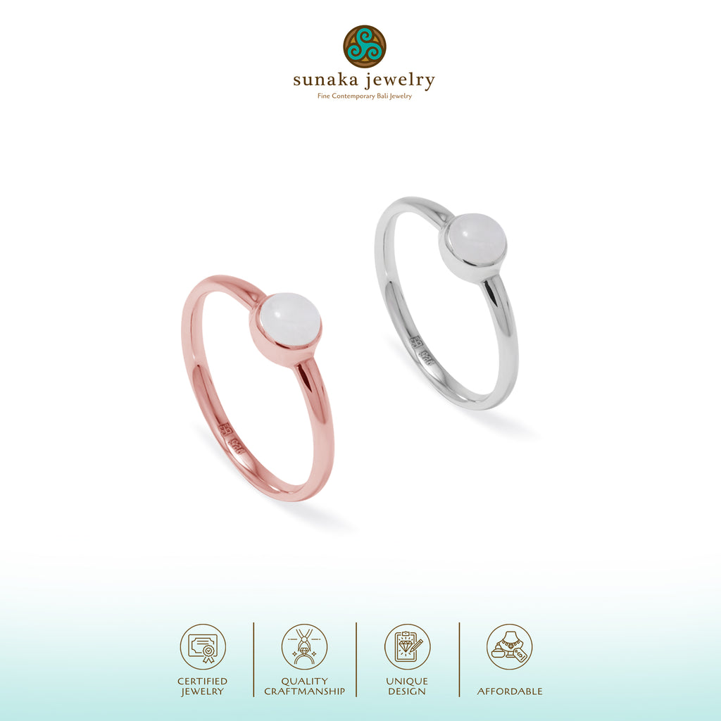 Cincin Round Koleksi Serenity Perak 925