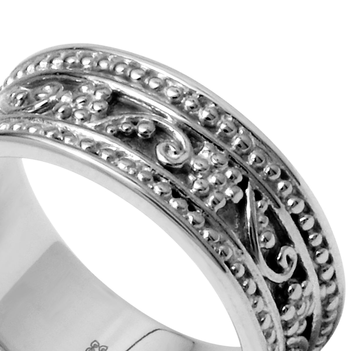 Mandala Collection 925 Sterling Silver Ring