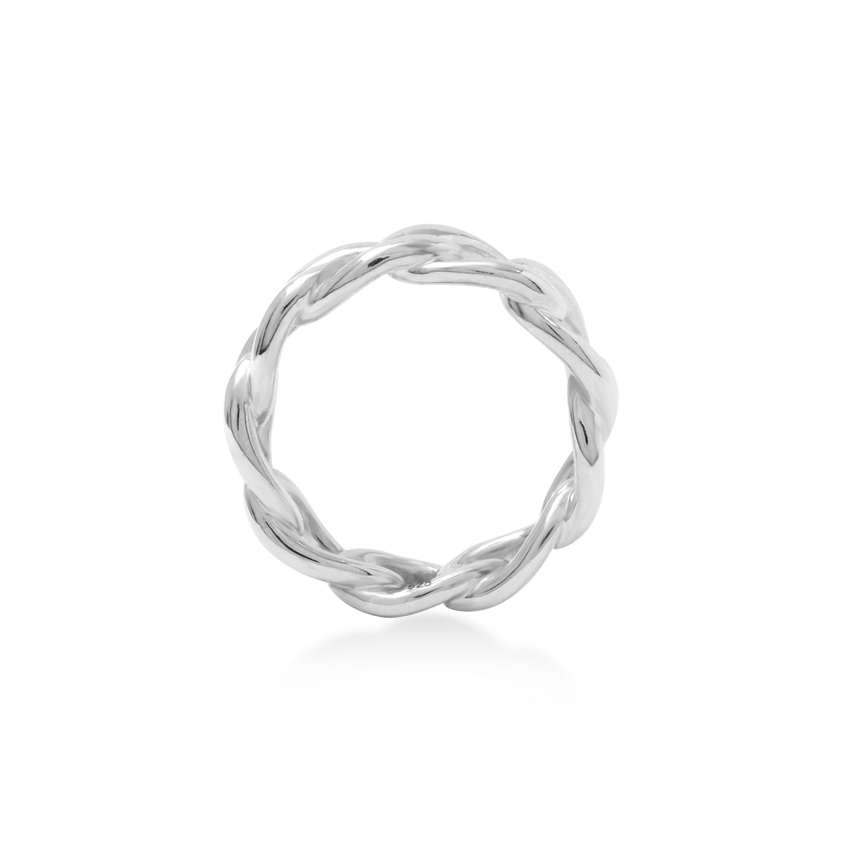 Cincin Rantai Large Perak Koleksi Cuban Sterling Silver 925