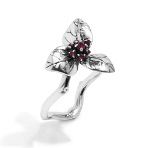 Cincin Perak Silver Bougenville Sterling Silver