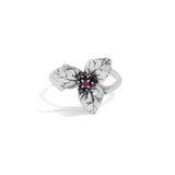 Cincin Perak Silver Bougenville Sterling Silver