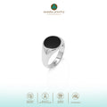 Cincin Round Medium Perak 925 Koleksi Noir