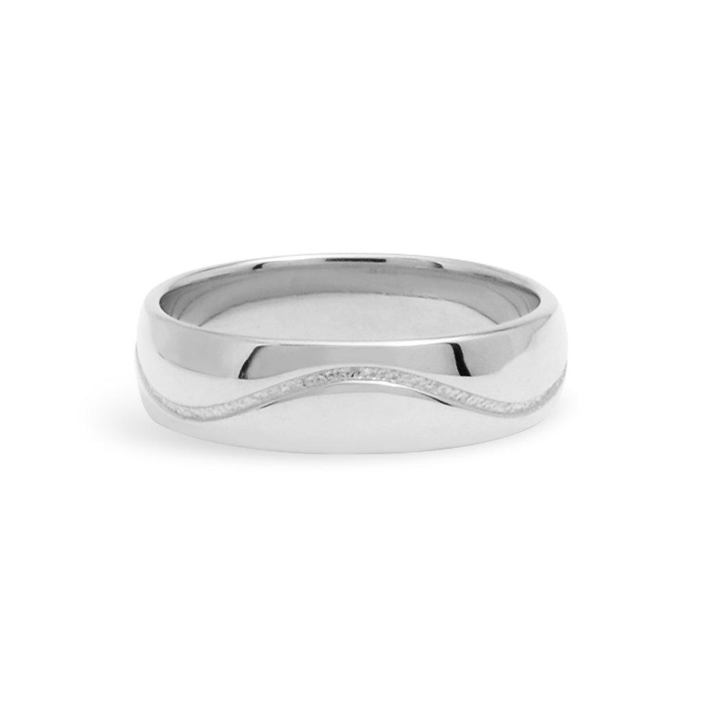 Cincin Couple Crossover Pave Perak 925 Koleksi Amoria