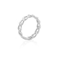 Small Chain Ring Cuban Sterling Silver 925 Collection