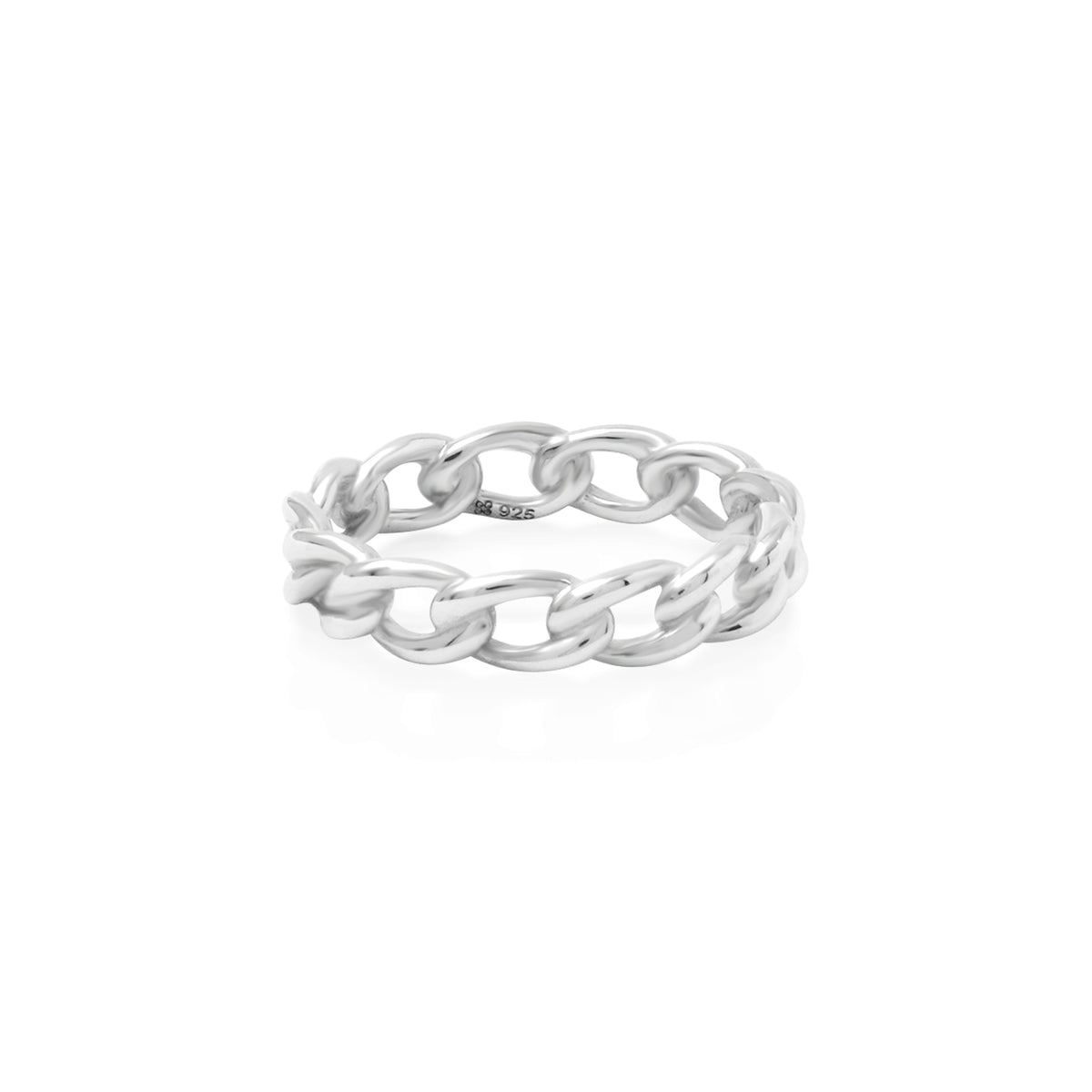 Cincin Rantai Small Perak Koleksi Cuban Sterling Silver 925