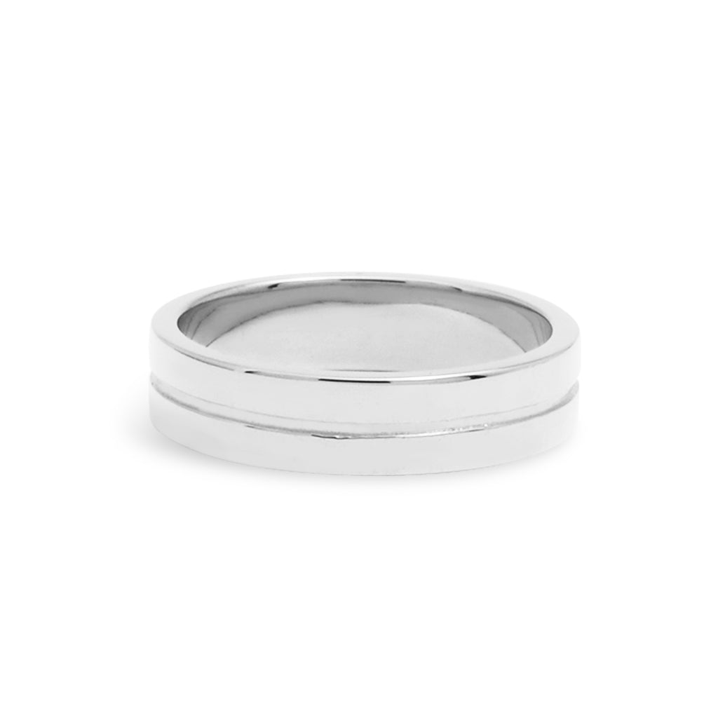 Cincin Couple Single Stone Accent Perak 925 Koleksi Amoria