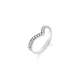 Cincin V Shape Jawan Keliling Sterling Silver 925