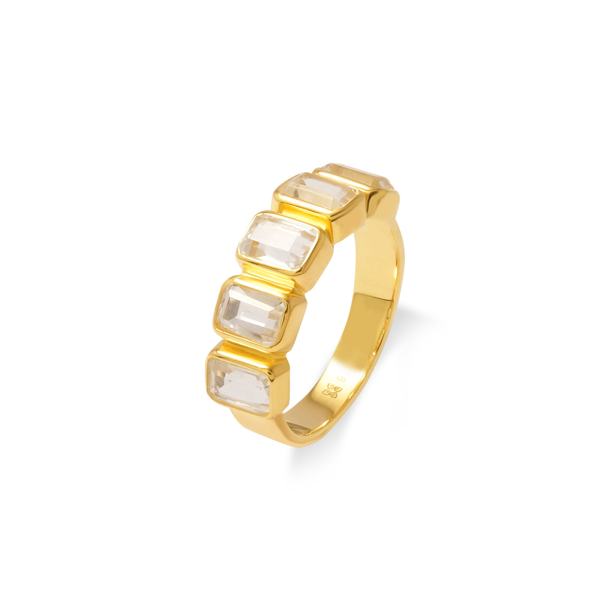 Cincin 5 Perak 925 Koleksi Brillo