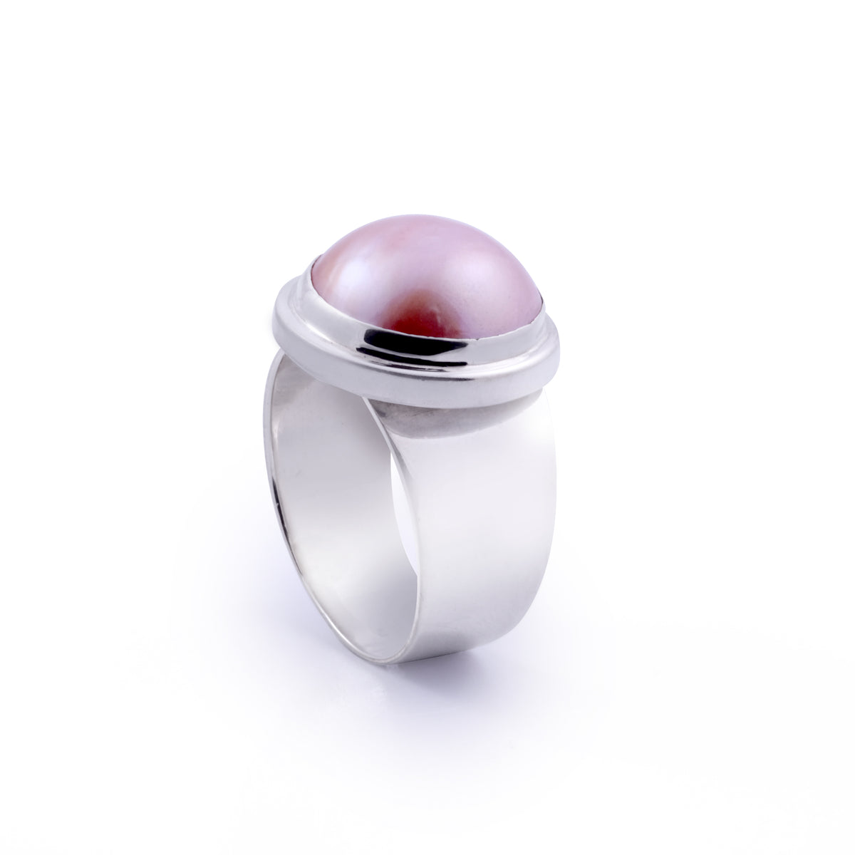 Cincin Perak 925 Koleksi Plain Mabe Sterling Silver