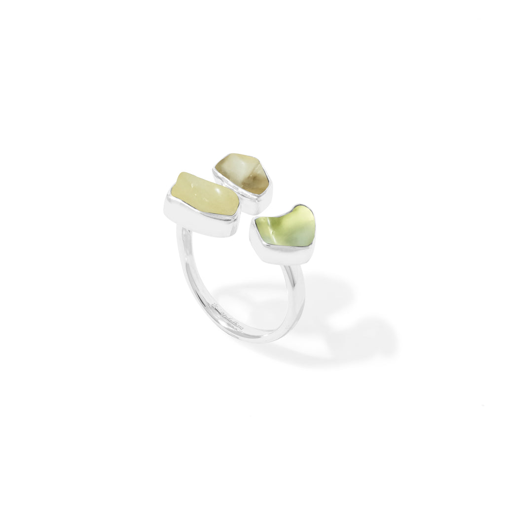 2 Pristine Chakra 925 Sterling Silver Rings