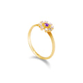 Cincin Koleksi Coreopsis Sterling Silver 925 Gold Plated
