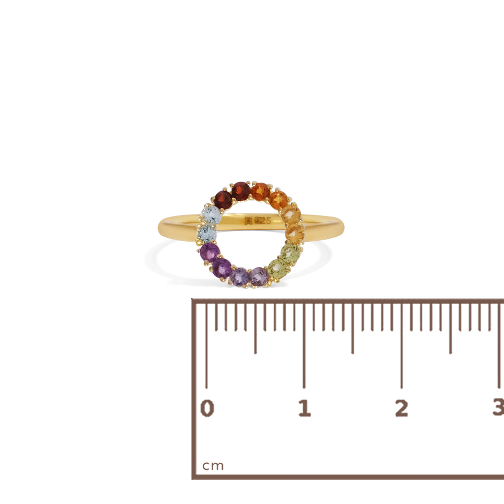 Cincin Perak Halo Chakra Sterling Silver 925