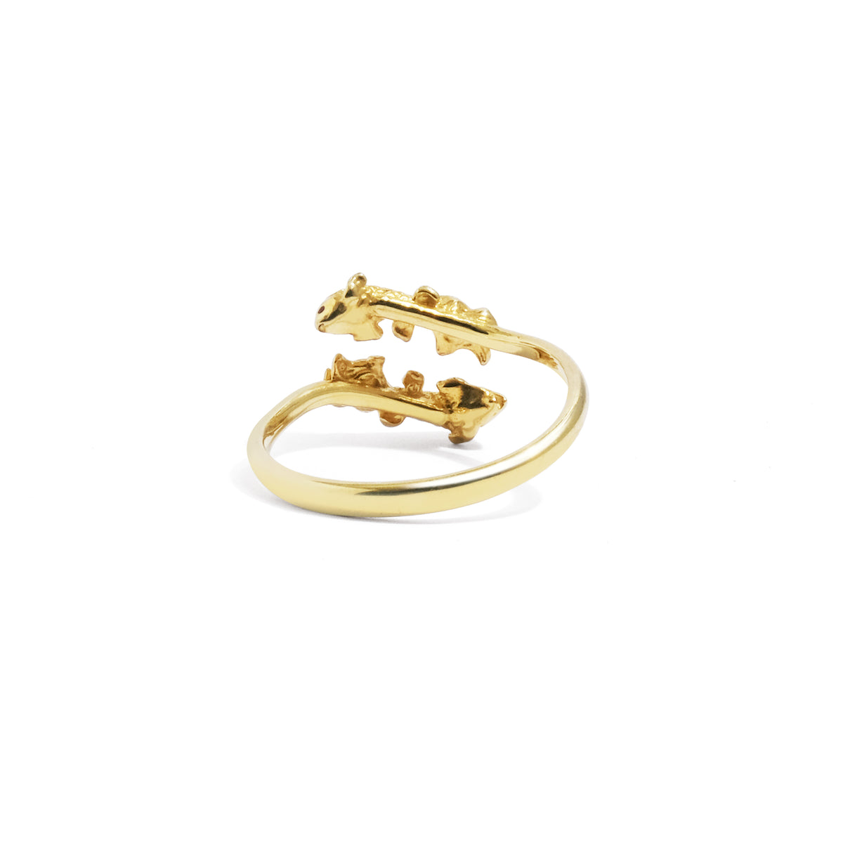 Cincin Perak Yamabuki Sterling Silver 925 Gold Plated