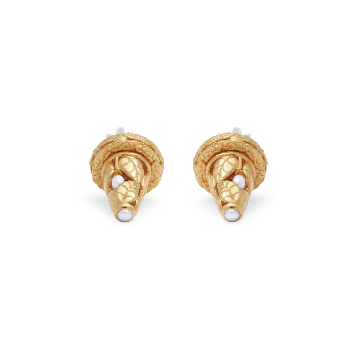 Subeng Besar Perak Koleksi Mutiara Melati Sterling Silver 925 Gold Plated