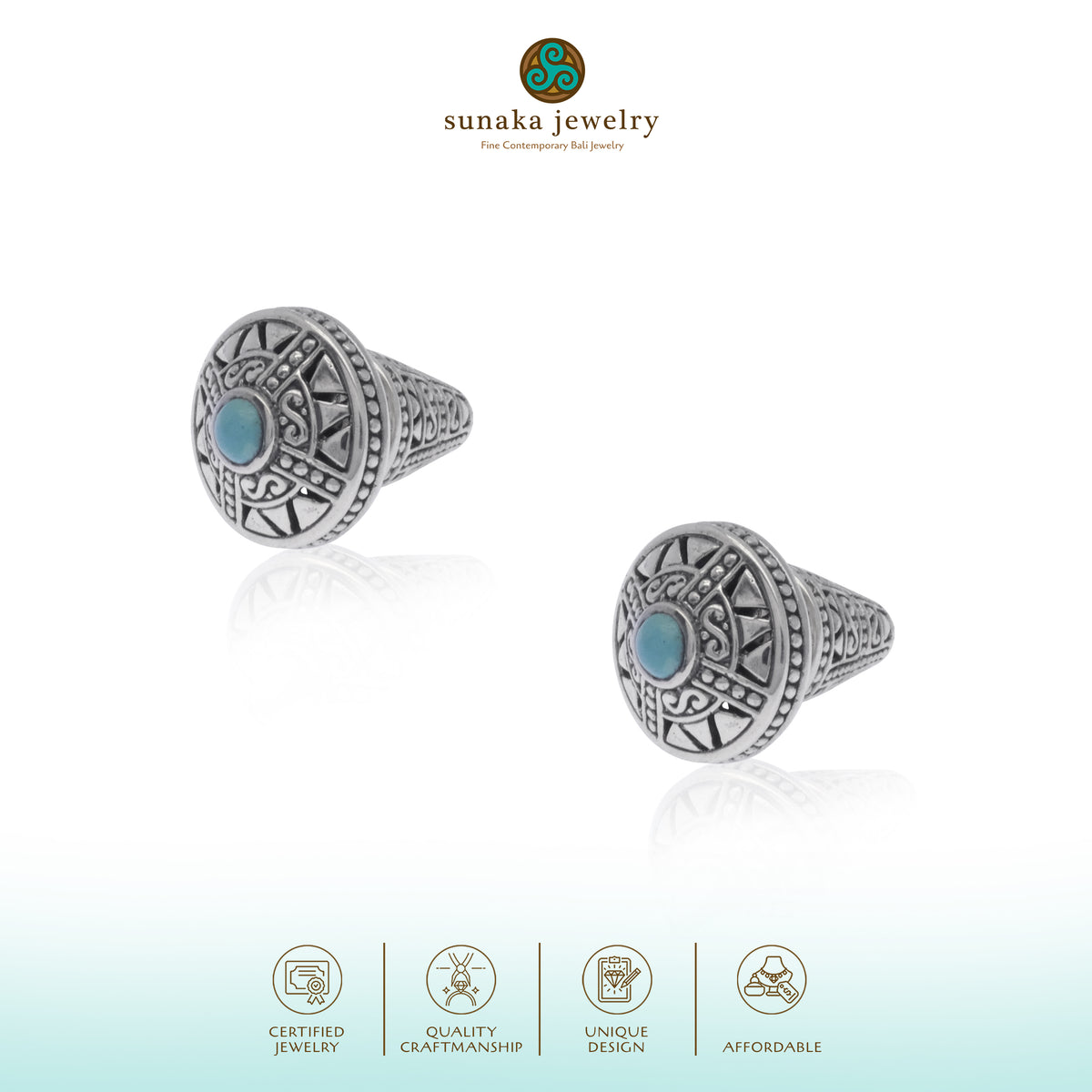 Anting Subeng Kecil Koleksi Bohemian Sterling Silver 925
