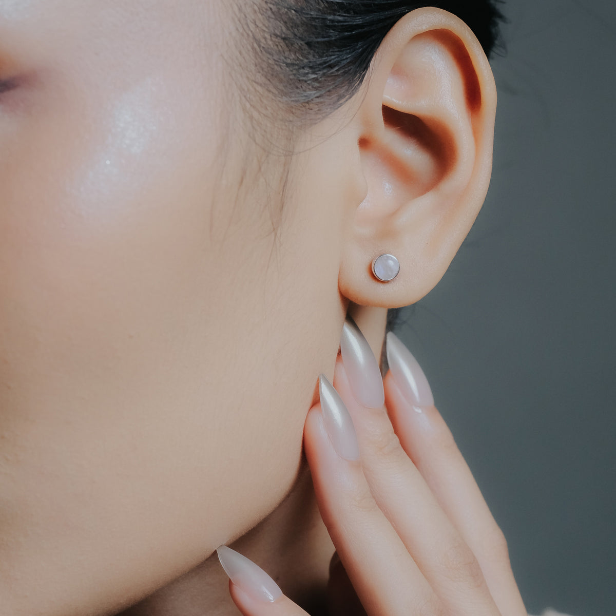 Anting Stud Round Koleksi Serenity Perak 925