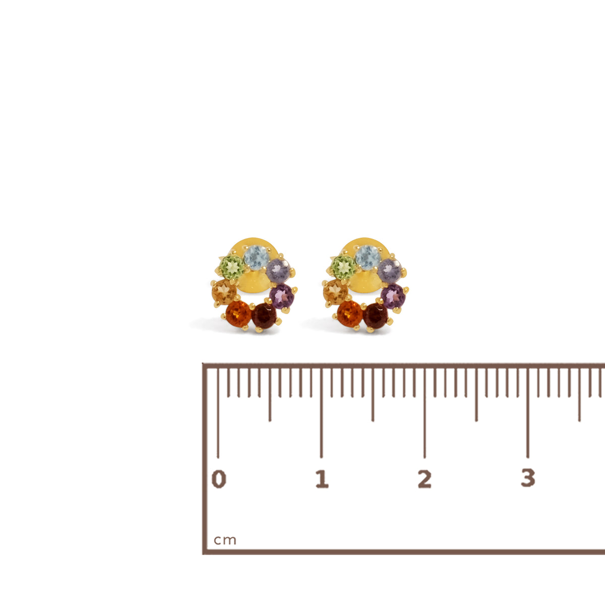 Anting Perak Koleksi Halo Chakra Sterling Silver 925