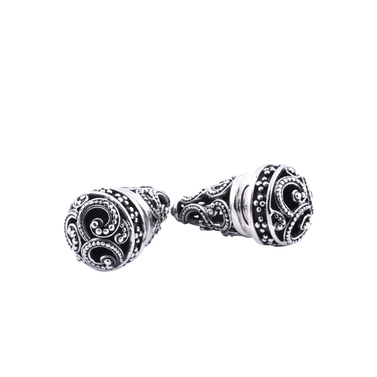 Anting Subeng Kecil Perak 925 Koleksi Ombak Segara Sterling Silver