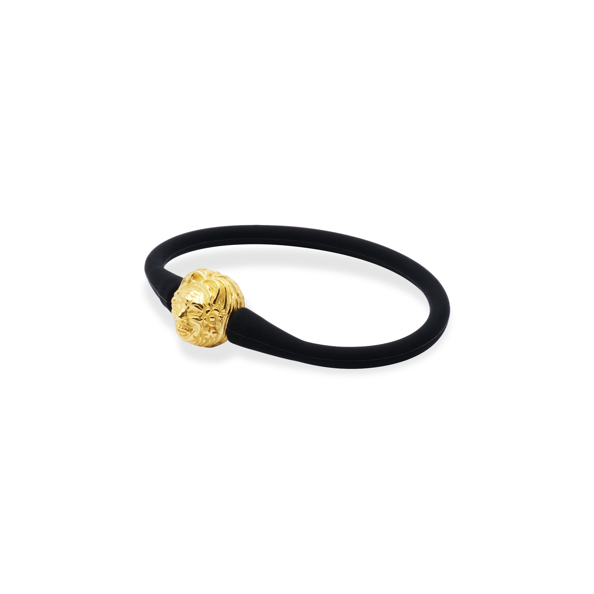 Gelang Perak 925 Koleksi Rubber Bead Sidakarya Gold Plated