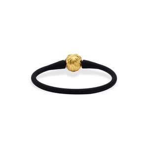 Gelang Perak 925 Koleksi Rubber Bead Sidakarya Gold Plated