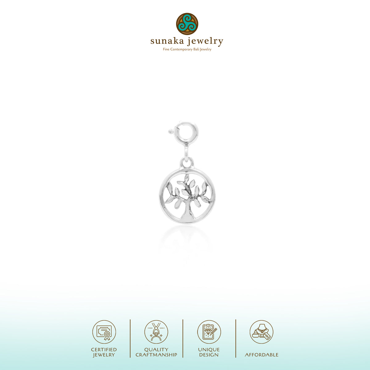Charm Perak 925 Koleksi Tree Of Life