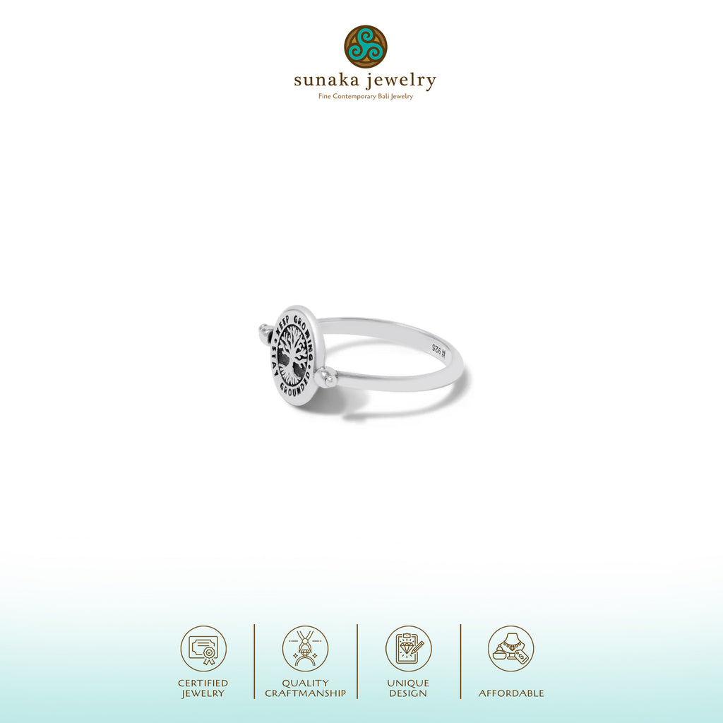 Cincin Putar Perak 925 Koleksi Tree Of Life New Design