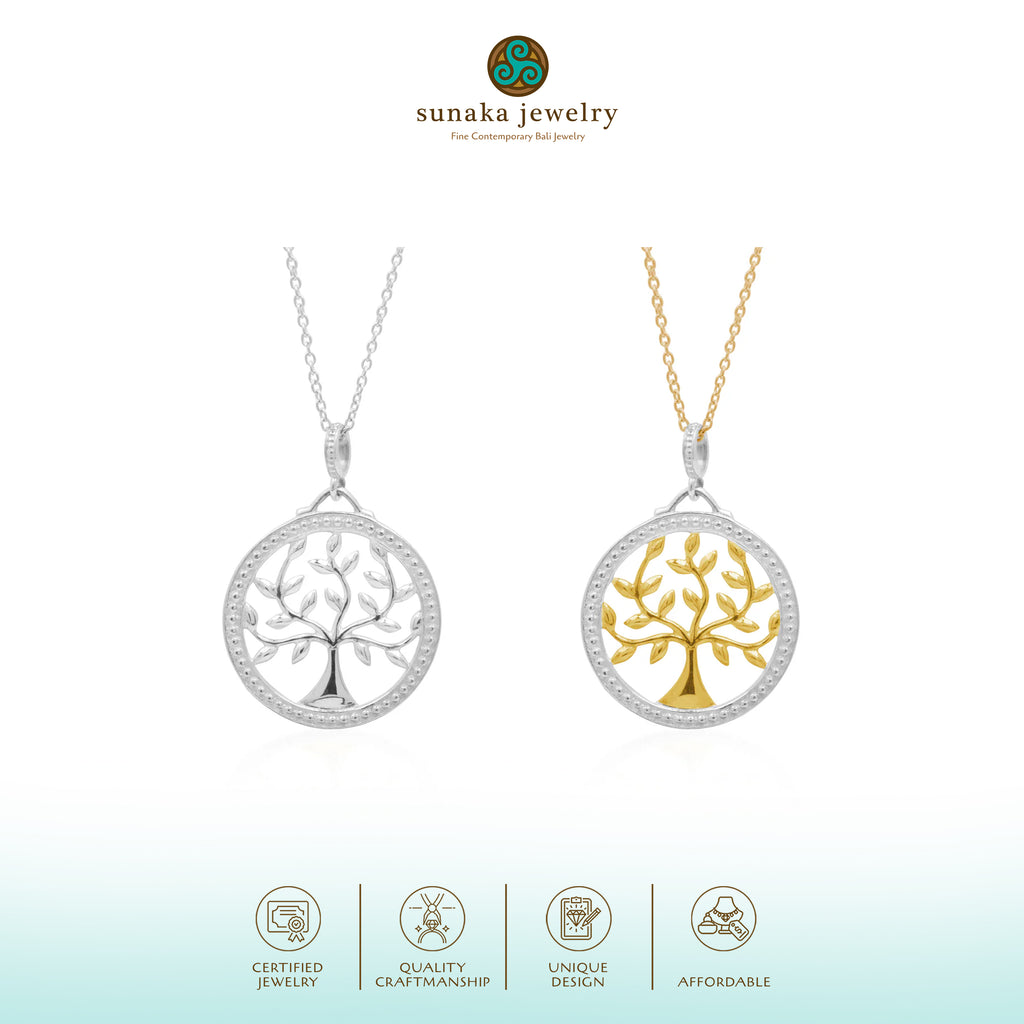 Pendant Perak 925 Koleksi Tree Of Life