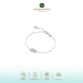 Water Lily Collection Sterling Silver Bracelet