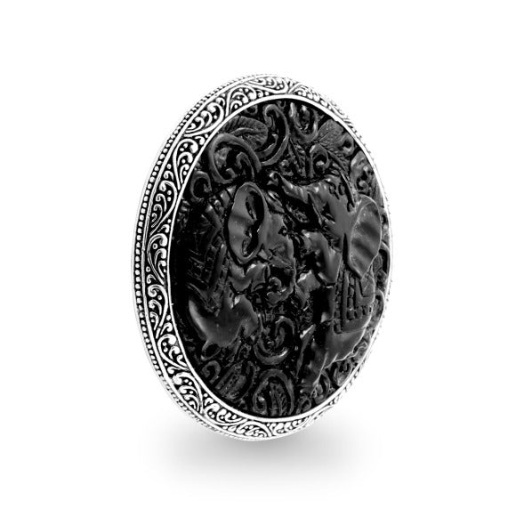 Sterling Silver Elephant Collection Silver Brooch