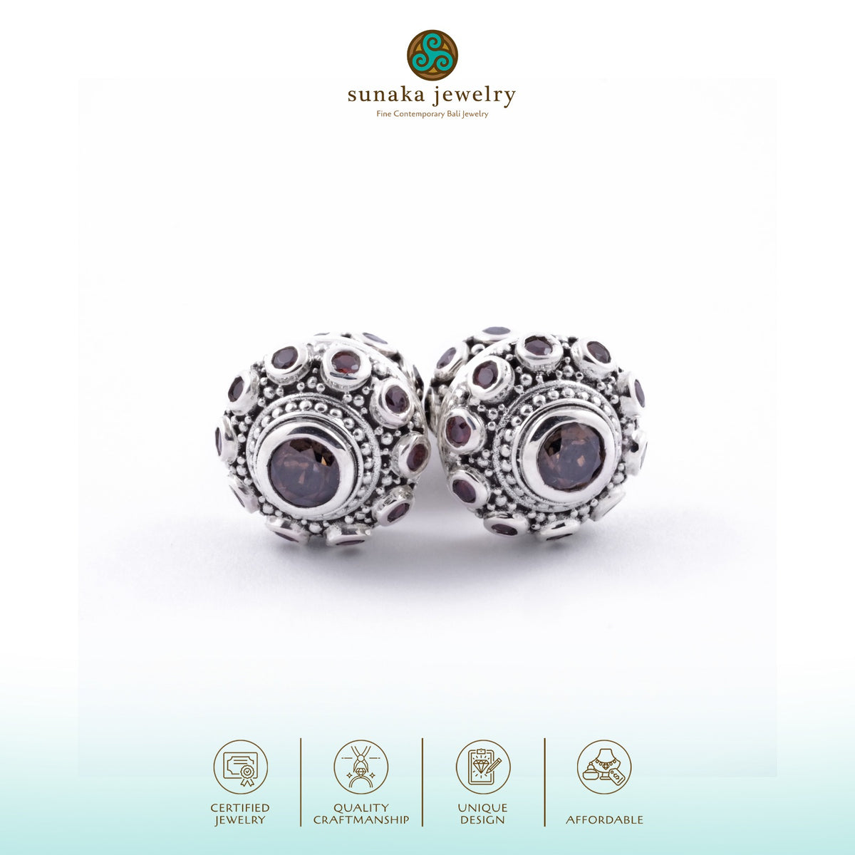 Anting Perak 925 Koleksi Tridatu