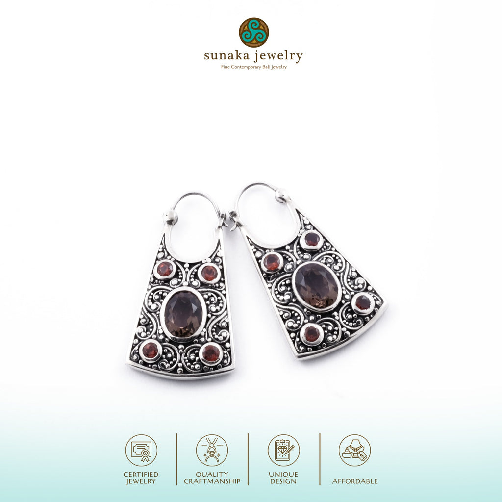 Anting Hoop Perak 925 Koleksi Tridatu