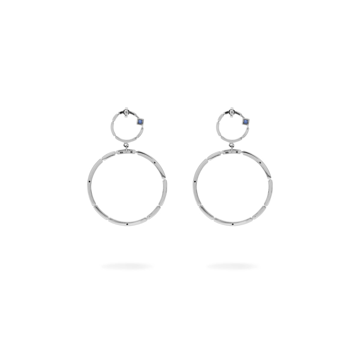 Anting Perak 925 Koleksi Aeon Permata Iolite