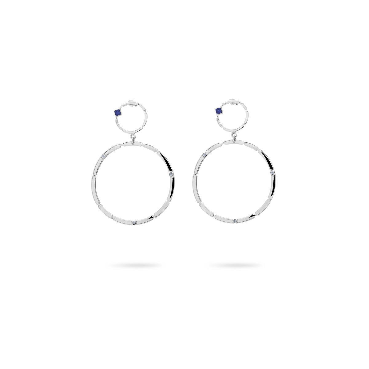 Anting Perak 925 Koleksi Aeon Permata Iolite