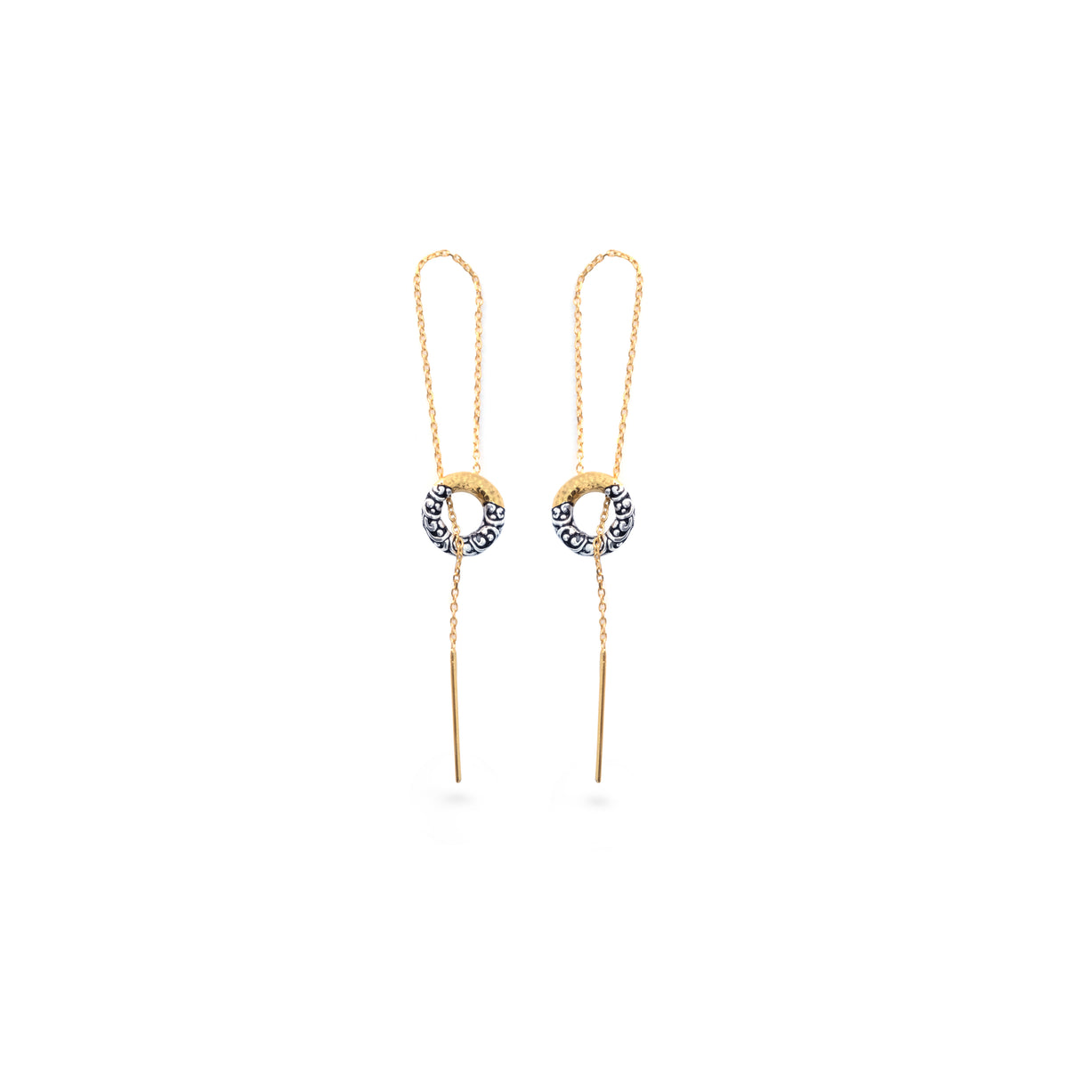 Anting Threader Kecil Perak 925 Koleksi Ayung