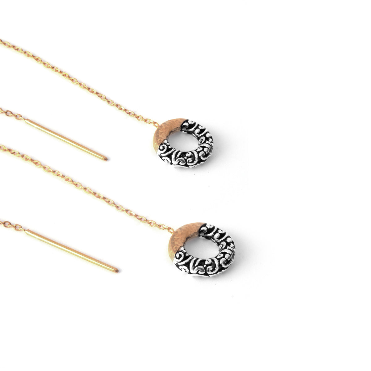 Anting Threader Kecil Perak 925 Koleksi Ayung