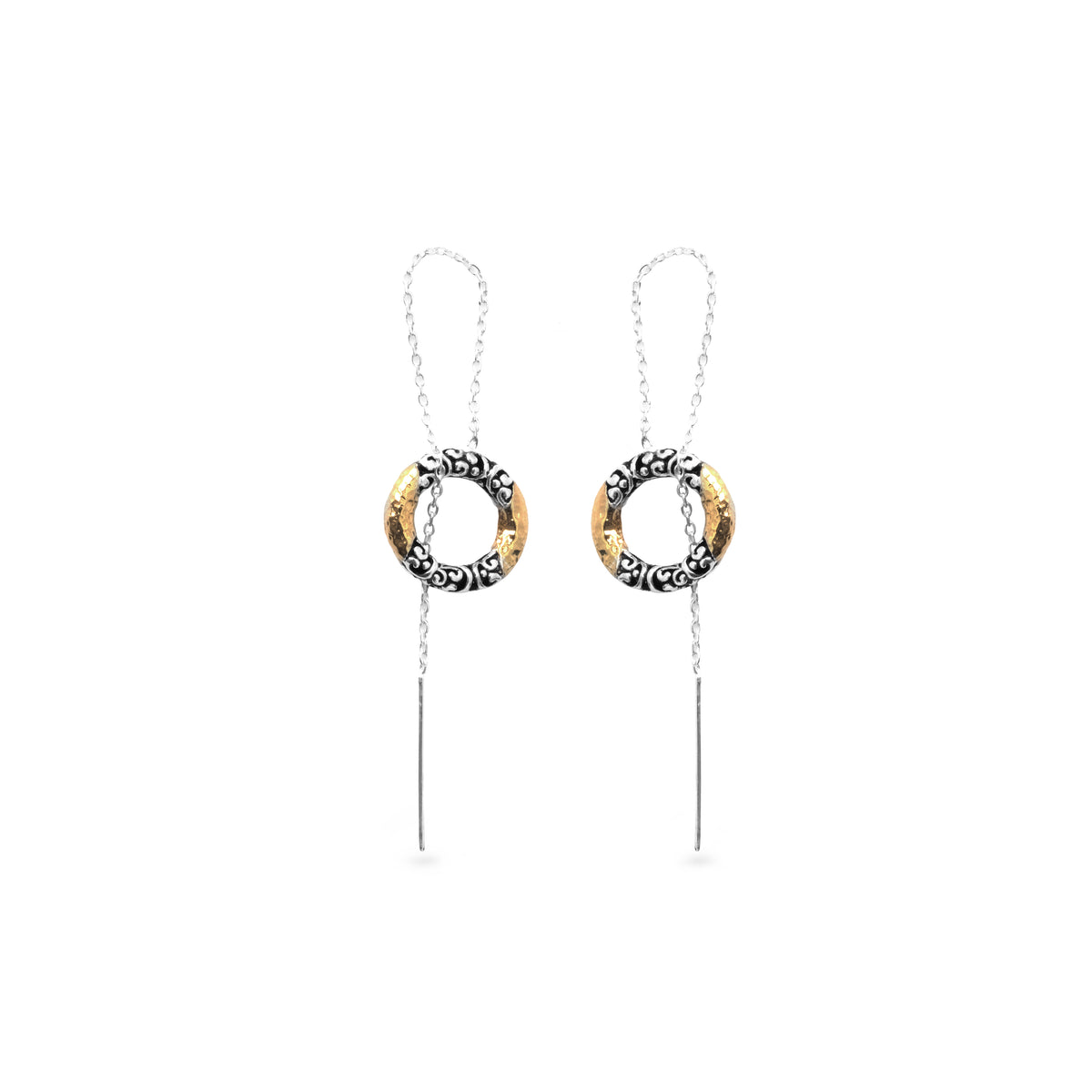 Anting Threader Besar Perak 925 Koleksi Ayung