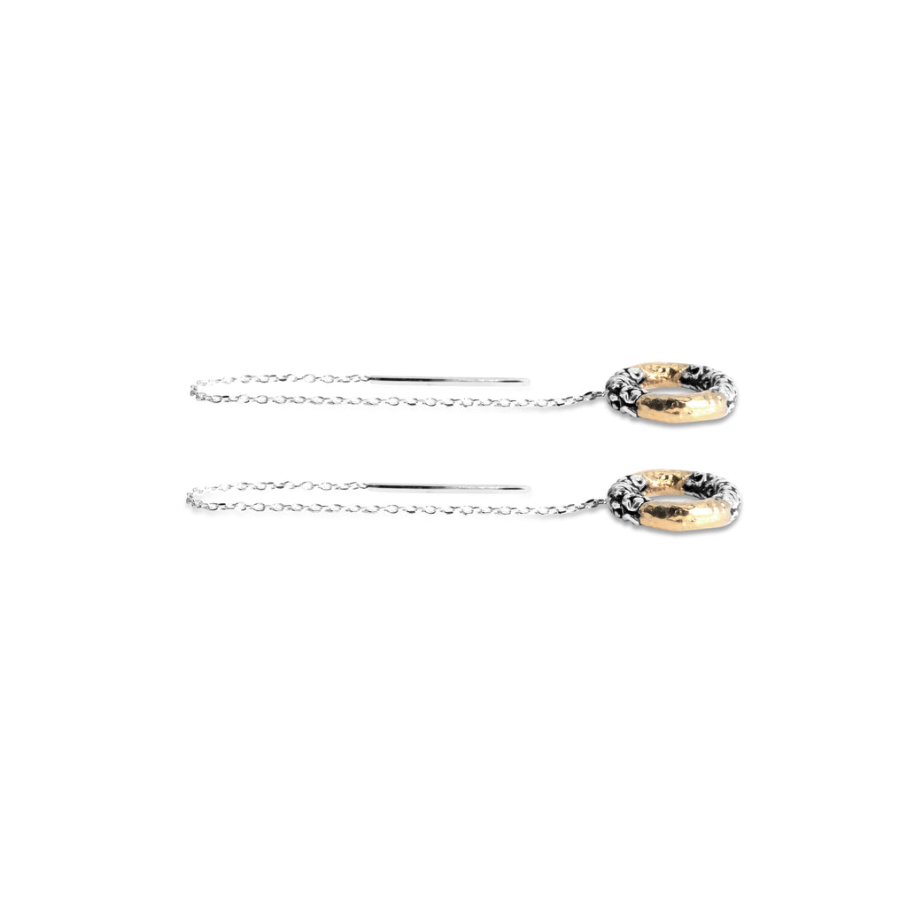 Ayung Collection 925 Silver Large Threader Earrings
