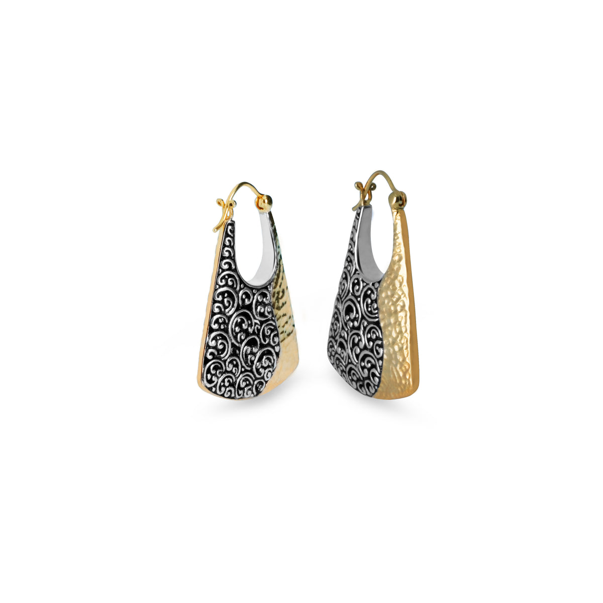 Anting Hoop Besar Perak 925  Koleksi Ayung
