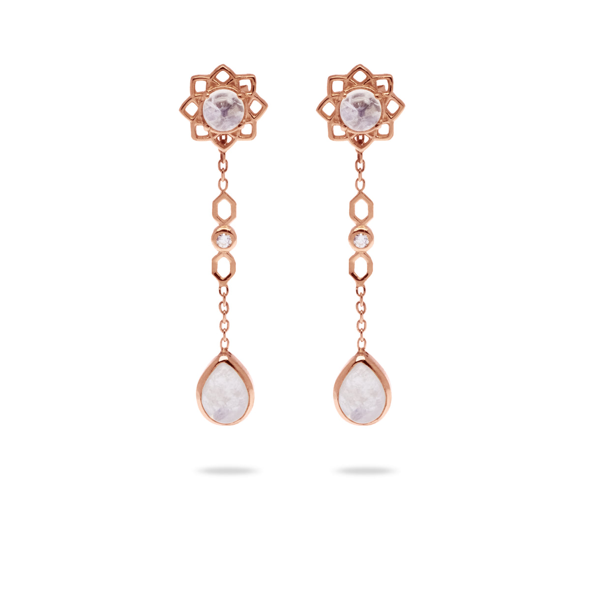 Anting Teardrop Perak Koleksi Moonstone Sterling Silver 925