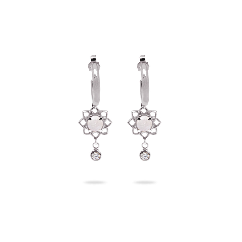 Moonstone Sterling Silver 925 Stud Earrings Collection