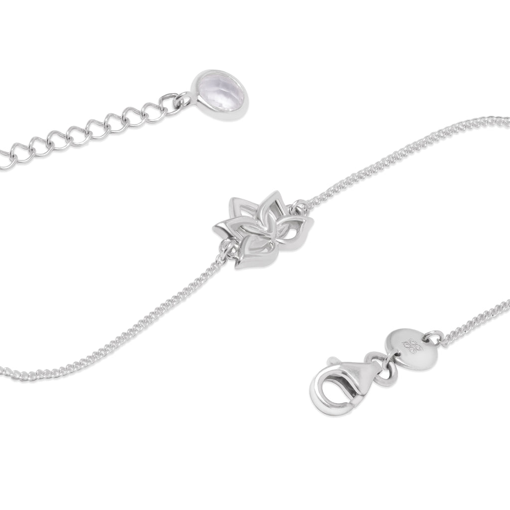 Water Lily Collection Sterling Silver Bracelet