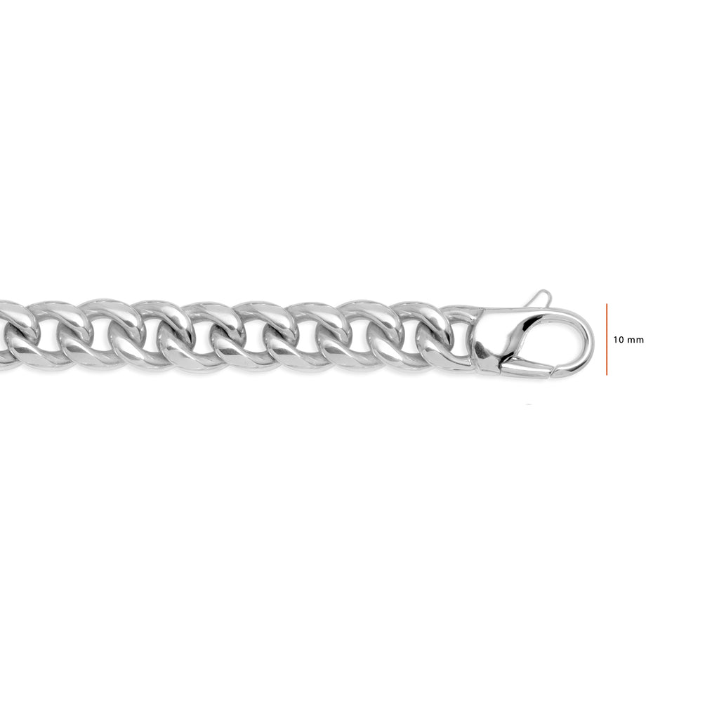 Cuban Sterling Silver 925 Sunaka Jewelry Collection Chain Bracelet