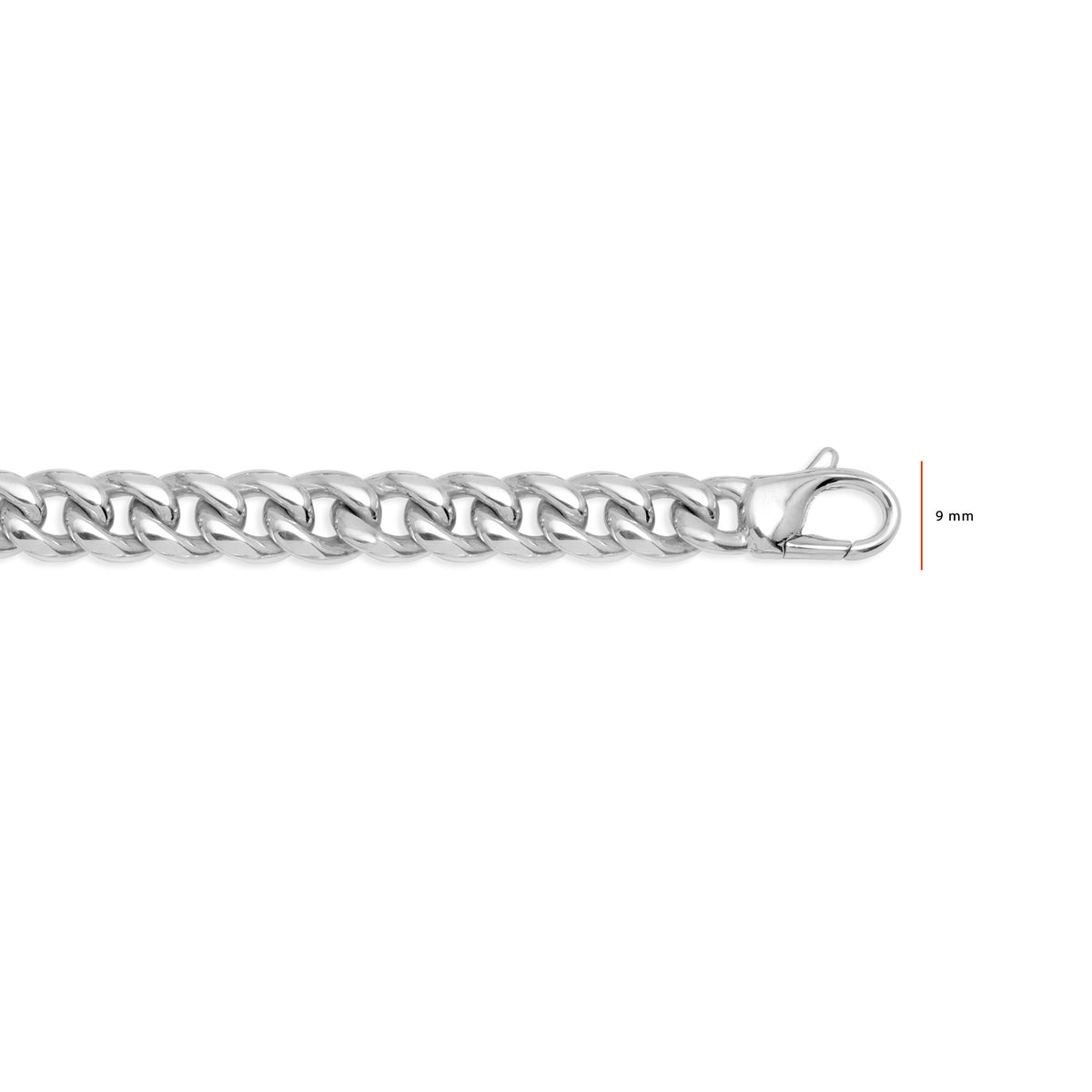 Gelang Rantai Perak Koleksi Cuban Sterling Silver 925 Sunaka Jewelry