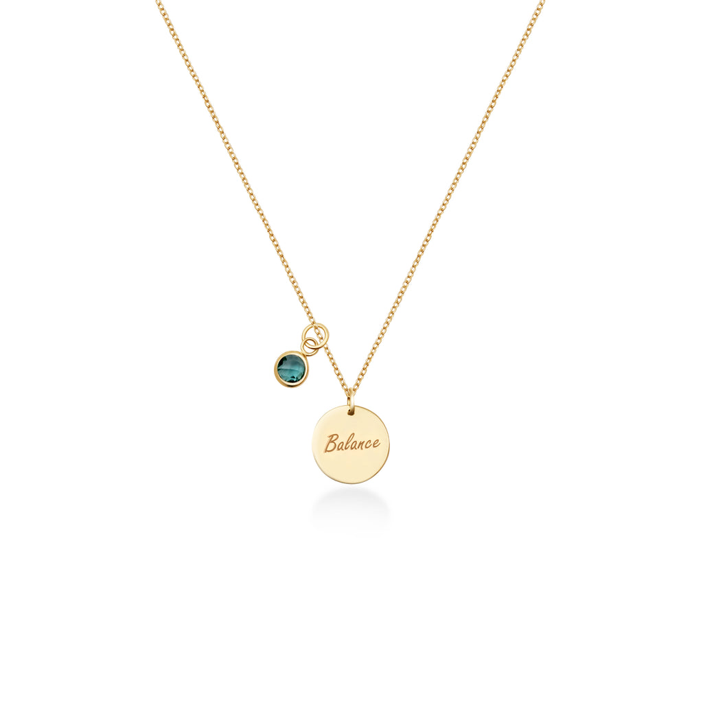 Kalung Rantai Koleksi Mantra Balance Sterling Silver 925 Gold Plated